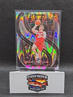 2024-25 Panini Select - Premier Level Cam Spencer #189 Tectonic Prizm (RC) - Basketball Card Single
