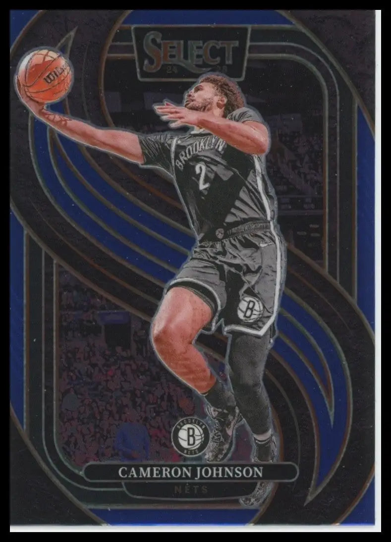 2024-25 Panini Select - Premier Level Cameron Johnson #121 Blue Prizm
