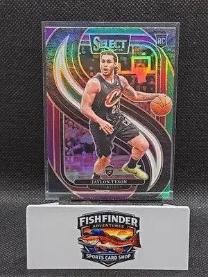 2024-25 Panini Select - Premier Level Jaylon Tyson #182 Green White Purple Prizm - Basketball Card Single