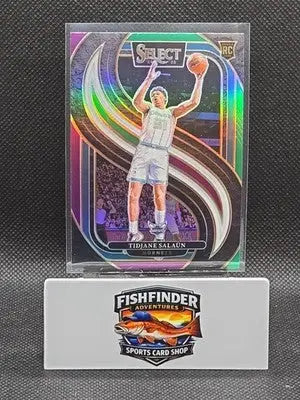 2024-25 Panini Select - Premier Level Tidjane Salaun #169 Green White Purple... - Basketball Card Single