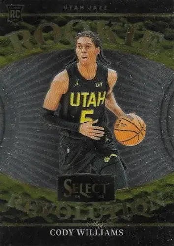 2024-25 Panini Select Rookie Revolution #22 Cody Williams NM-MT Jazz ID:80922 - Basketball Card Single