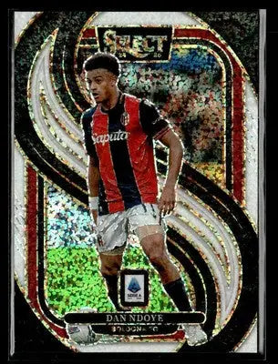 2024-25 Panini Select Serie A #126 Dan Ndoye White Sparkle - Soccer Card Single