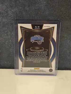 2024-25 Panini Select Tristan Da Silva Concourse #83 Blue Prizm - Basketball Card Single