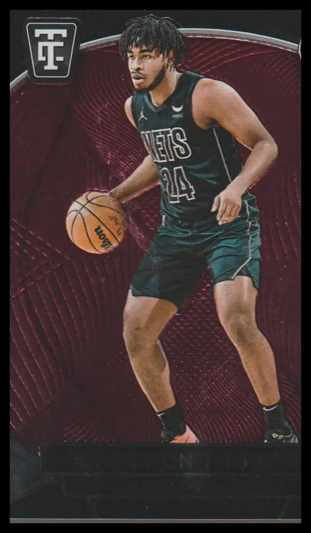 2024-25 Panini Totally Certified #117 LaMelo Ball Mirror Maroon - Basketball Card Single