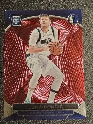 2024-25 Panini Totally Certified #121 Luka Doncic Mirror Maroon - Basketball Card Single