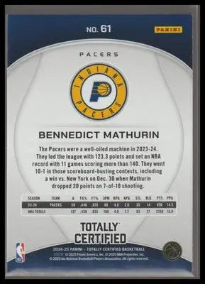2024-25 Panini Totally Certified #157 Rob Dillingham - Basketball Card Single