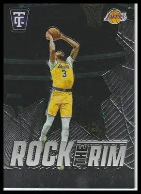 2024-25 Panini Totally Certified #9 Anthony Davis Rock the Rim