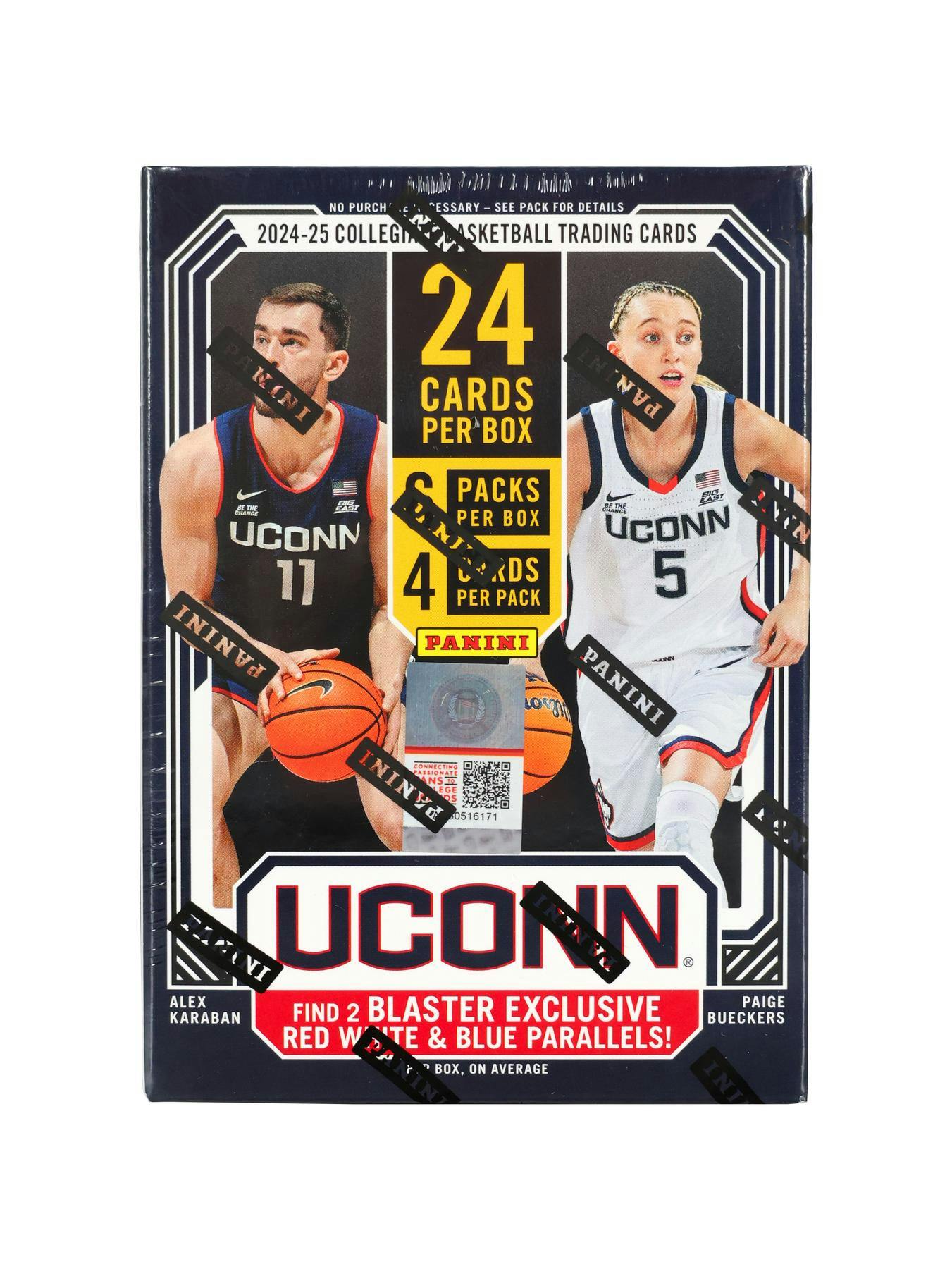 2024-25 Panini UConn Collegiate Basketball 6-Pack Blaster Box