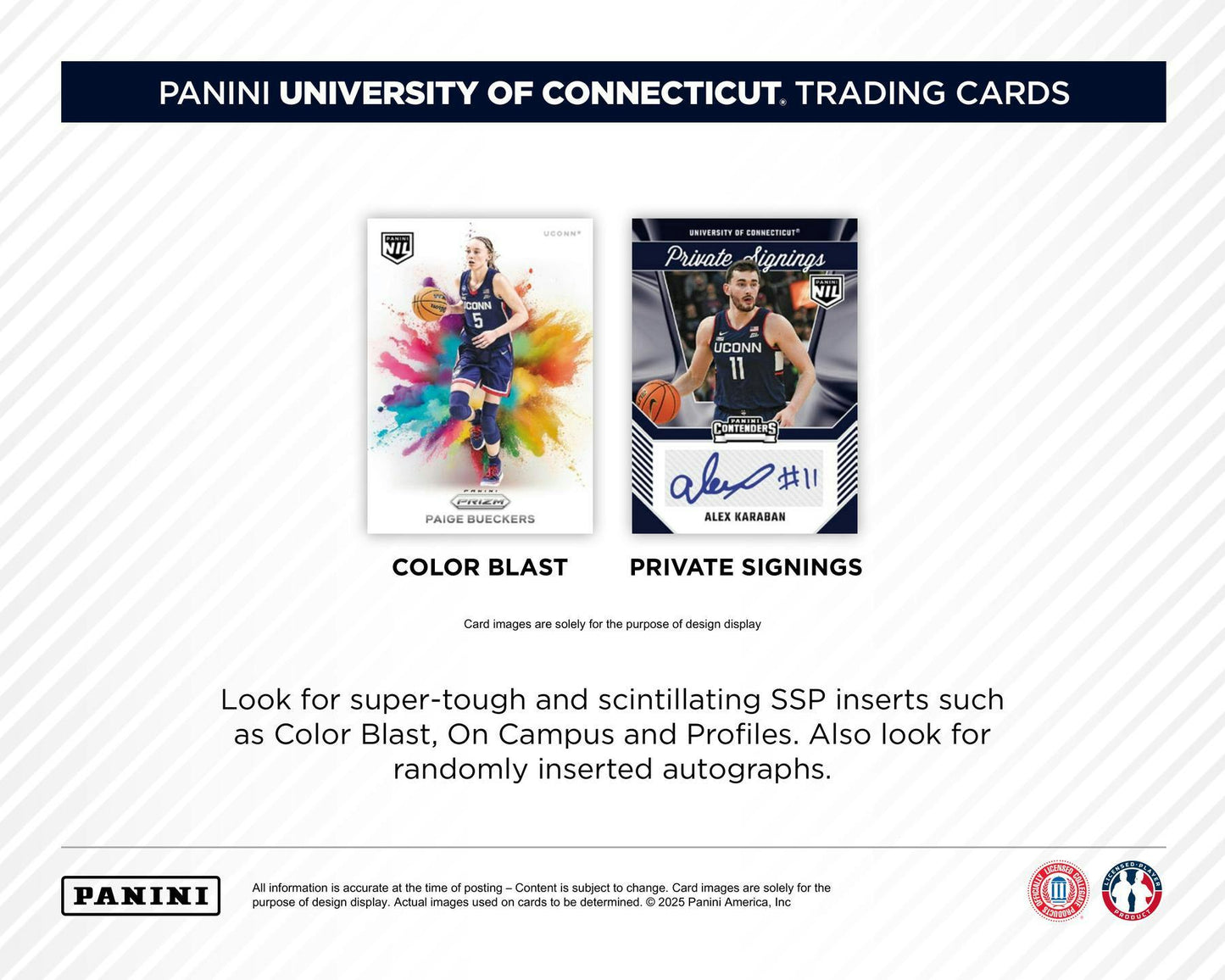 2024-25 Panini UConn Collegiate Basketball 6-Pack Blaster Box