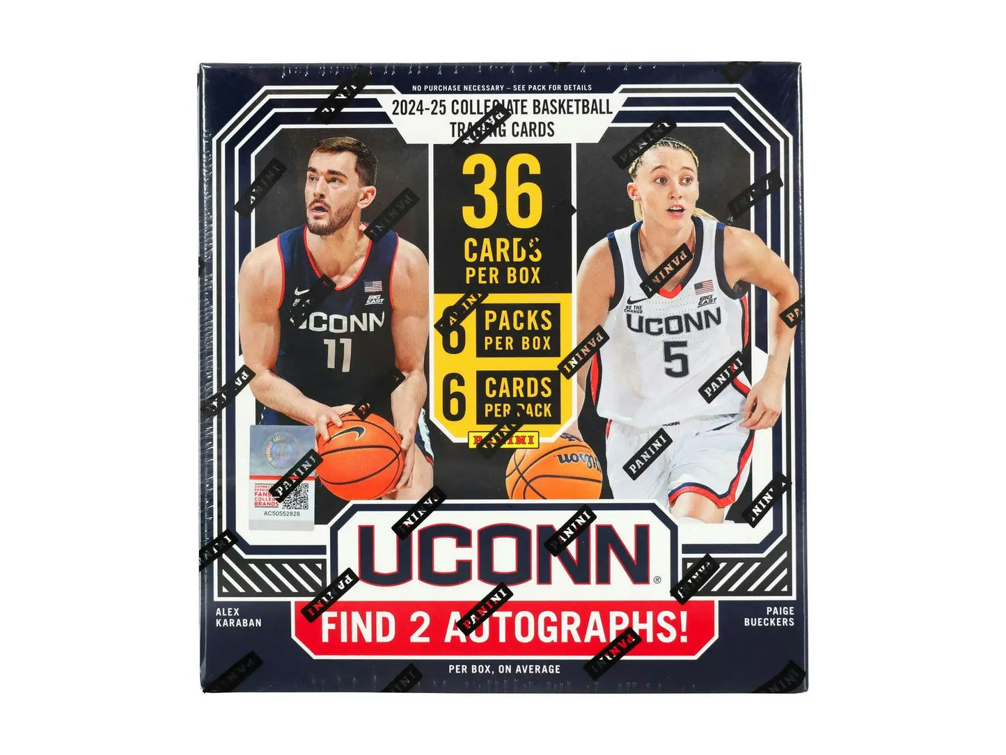 2024-25 Panini UConn Collegiate Basketball Hobby Box - Sports Card Hobby Boxes
