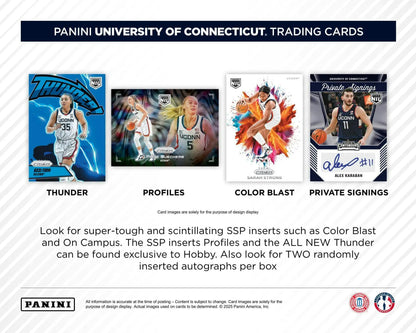2024-25 Panini UConn Collegiate Basketball Hobby Box - Sports Card Hobby Boxes