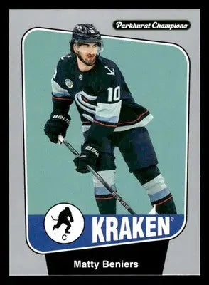 2024-25 Parkhurst Champions #103 Matty Beniers Silver - Hockey Card Single