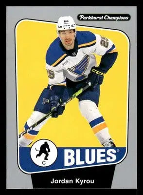 2024-25 Parkhurst Champions #120 Jordan Kyrou Silver - Hockey Card Single