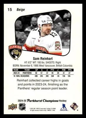 2024-25 Parkhurst Champions #15 Sam Reinhart - Hockey Card Single