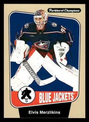 2024-25 Parkhurst Champions #158 Elvis Merzlikins - Hockey Card Single