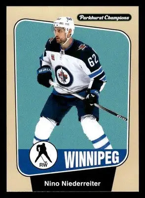 2024-25 Parkhurst Champions #28 Nino Niederreiter - Hockey Card Single