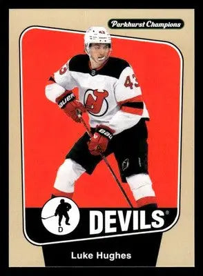 2024-25 Parkhurst Champions #3 Luke Hughes - Hockey Card Single