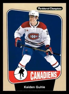 2024-25 Parkhurst Champions #48 Kaiden Guhle - Hockey Card Single