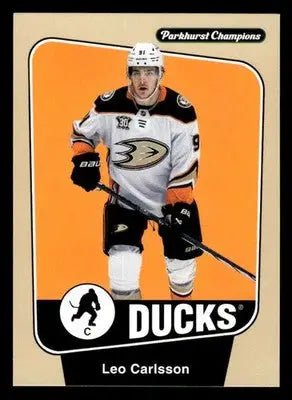 2024-25 Parkhurst Champions #6 Leo Carlsson - Hockey Card Single
