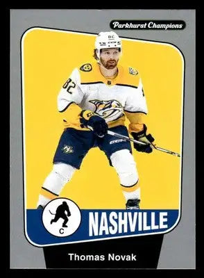 2024-25 Parkhurst Champions #64 Thomas Novak Silver - Hockey Card Single