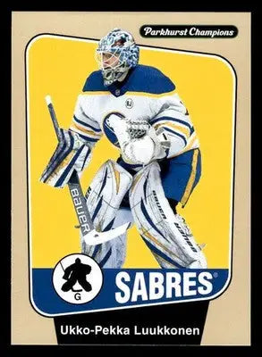 2024-25 Parkhurst Champions #73 Ukko-Pekka Luukkonen - Hockey Card Single
