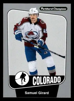2024-25 Parkhurst Champions #80 Samuel Girard Silver - Hockey Card Single