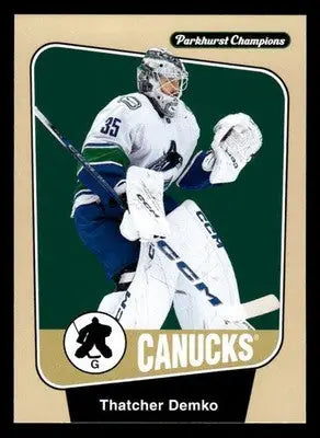 2024-25 Parkhurst Champions #84 Thatcher Demko - Hockey Card Single