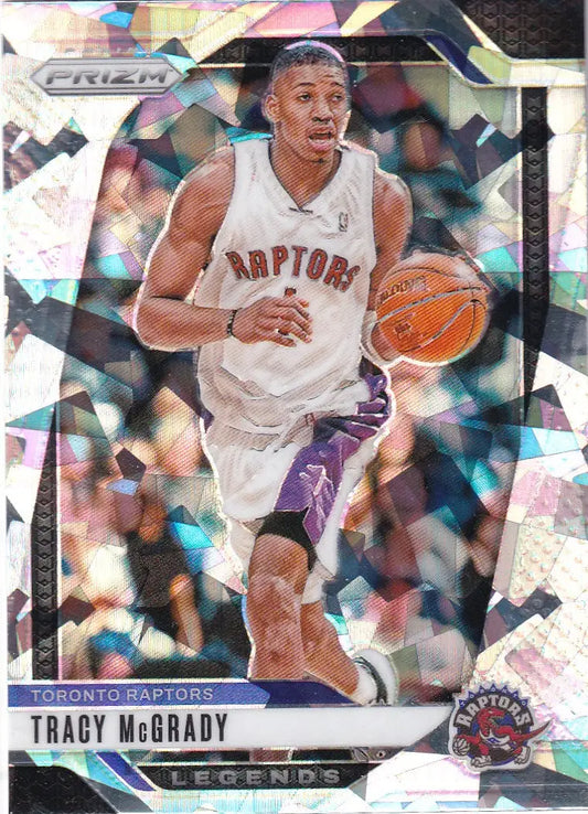 2024-25 PRIZM #273 TRACEY MCGRADY CRACKED ICE- TORONTO RAPTORS - Basketball Card Single