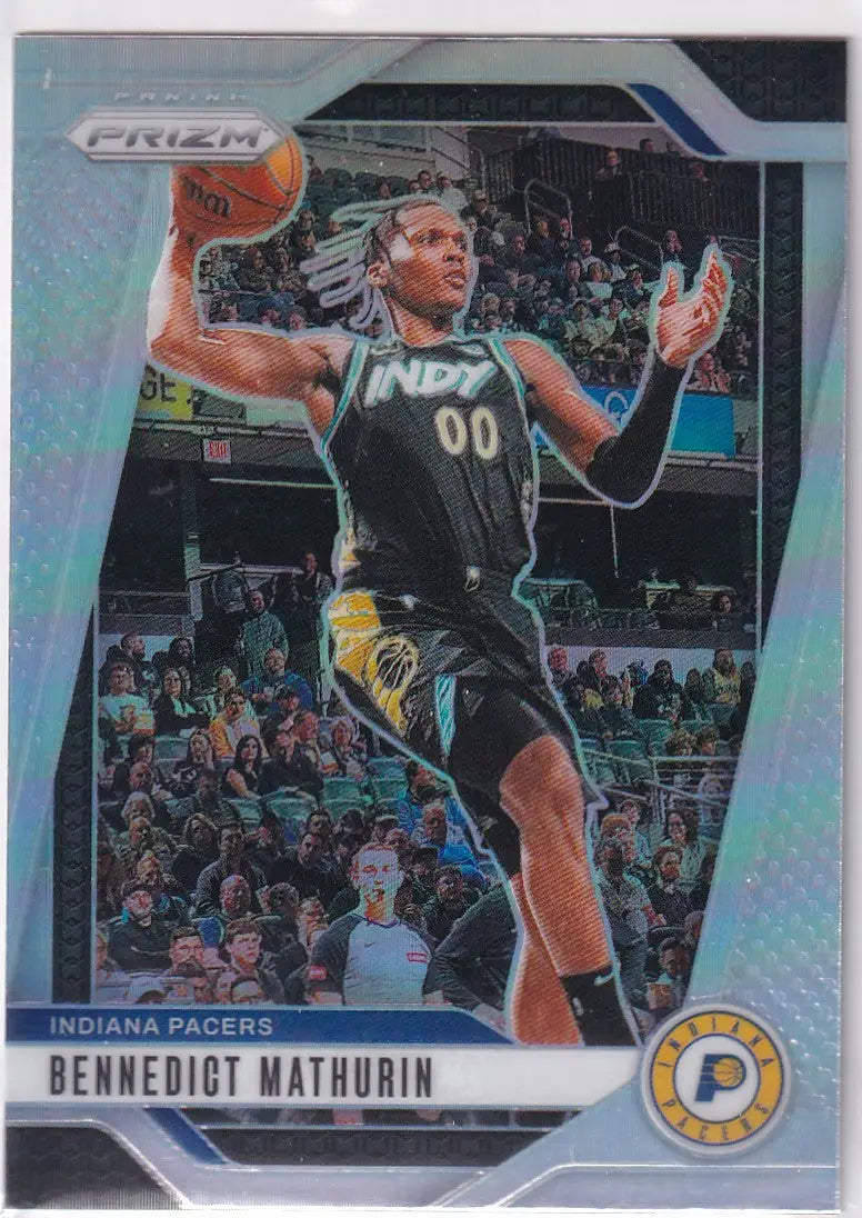 2024-25 PRIZM #40 BENNEDICT MATHURIN SILVER- INDIANA PACERS - Basketball Card Single