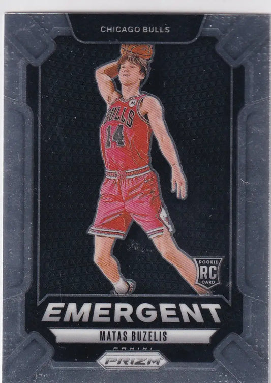 2024-25 PRIZM #7 MATAS BUZELIS EMERGENT- CHICAGO BULLS - Basketball Card Single