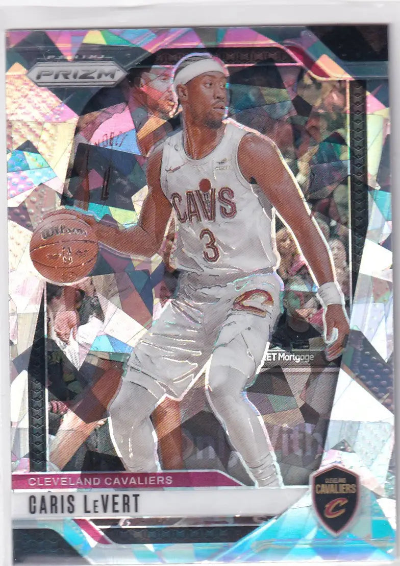 2024-25 PRIZM #71 CARIS LEVERT CRACKED ICE- CLEVELAND CAVALIERS - Basketball Card Single