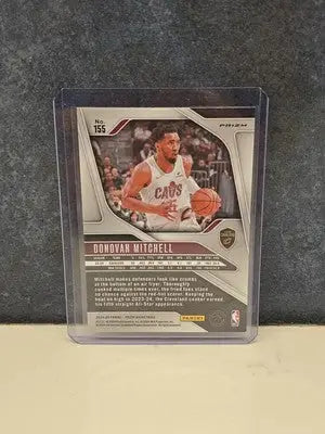 2024-25 Prizm Basketball Red Cracked Ice Donovan Mitchell #155 Cleveland - Basketball Card Single