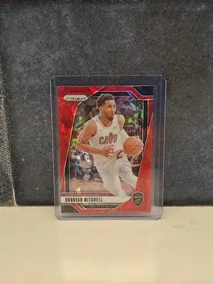 2024-25 Prizm Basketball Red Cracked Ice Donovan Mitchell #155 Cleveland - Basketball Card Single