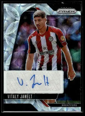 2024-25 Prizm Premier League #240 Vitaly Janelt Signatures - Choice Prizm - Soccer Card Single