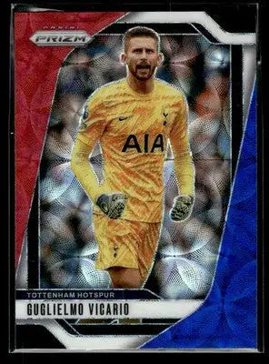 2024-25 Prizm Premier League #85 Guglielmo Vicario Choice Red White and Blue - Soccer Card Single