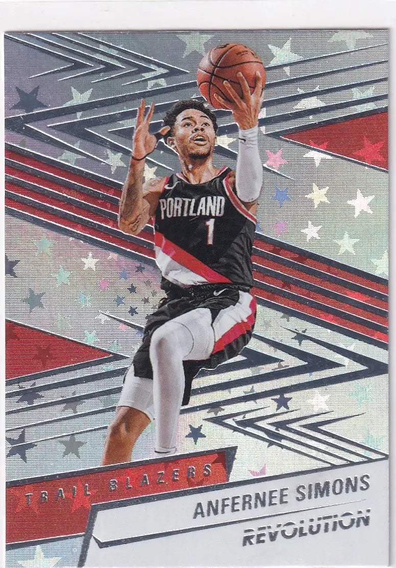 2024-25 REVOLUTION #52 ANFERNEE SIMONS ASTRO- PORTLAND TRAIL BLAZZERS - Basketball Card Single