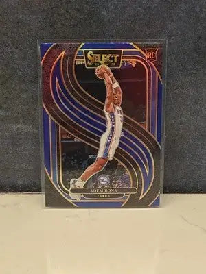 2024-25 Select Basketball - Adem Bona RC - Premier Level Blue Prizm - 196 - Basketball Card Single