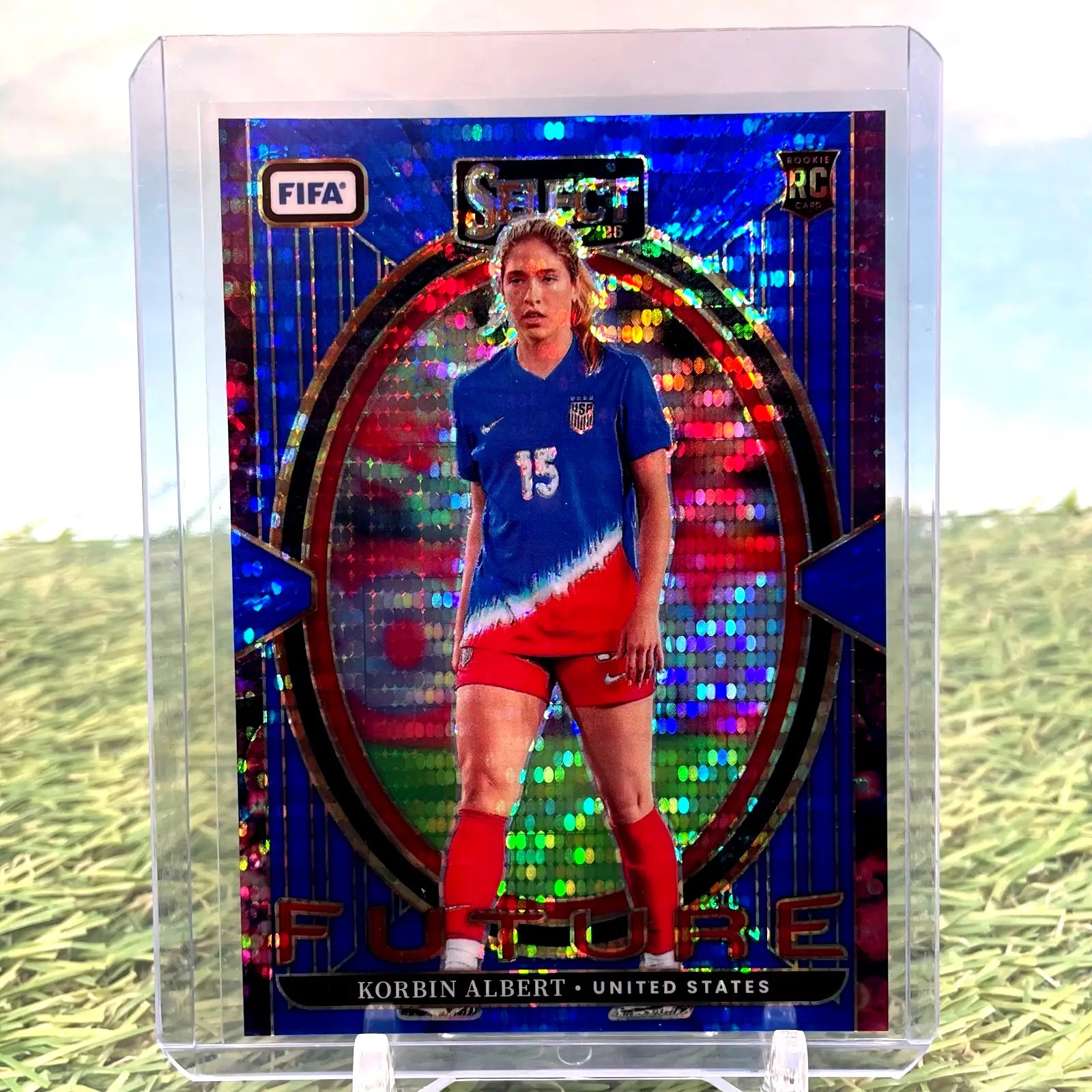 2024-25 Select FIFA Select Future Blue Pulsar Korbin Albert RC #23 USA - Soccer Card Single