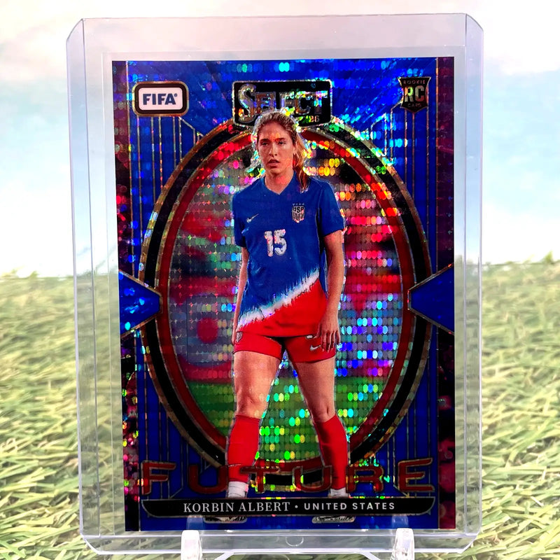 2024-25 Select FIFA Select Future Blue Pulsar Korbin Albert RC #23 USA - Soccer Card Single