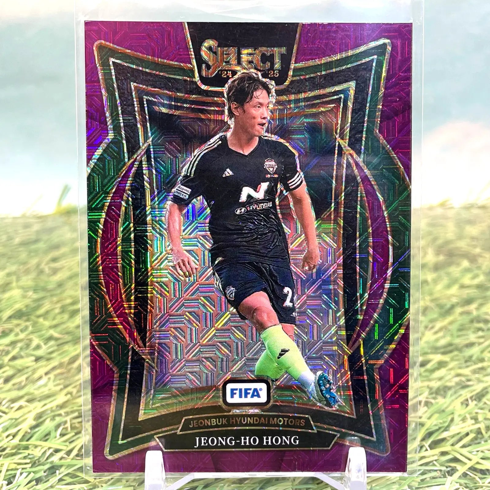 2024-25 Select FIFA JEONG-HO HONG Purple Mojo Prizm Terrace JEONBUK - Soccer Card Single