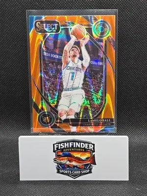 2024-25 Select Lamelo Ball #256 Courtside Orange Tectonic Prizm Hornets - Basketball Card Single