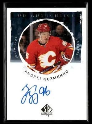 2024-25 SP Authentic Andrei Kuzmenko #UDA-AK UD Authentics Auto Flames
