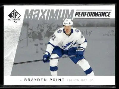 2024-25 SP Authentic Brayden Point #MP-22 Maximum Performance Lightning - Hockey Card Single