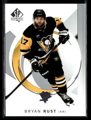 2024-25 SP Authentic Bryan Rust #79 Pittsburgh Penguins - Hockey Card Single