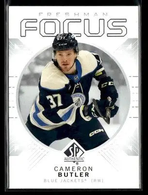 2024-25 SP Authentic Cameron Butler #FF-2 Freshman Focus Columbus Blue Jackets - Hockey Card Single