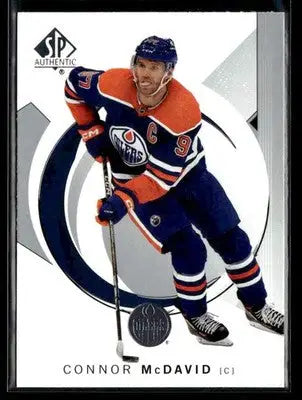2024-25 SP Authentic Connor McDavid #1 Edmonton Oilers - Hockey Card Single