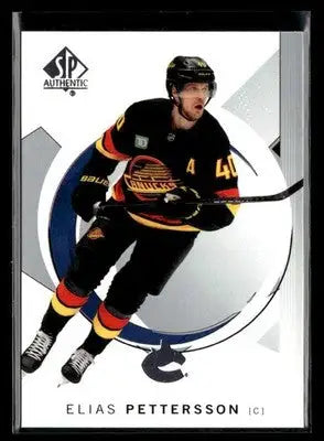 2024-25 SP Authentic Elias Pettersson #15 Vancouver Canucks - Hockey Card Single