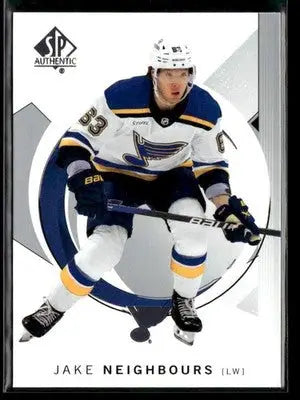 2024-25 SP Authentic Jake Neighbours #72 St. Louis Blues - Hockey Card Single