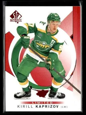 2024-25 SP Authentic Kirill Kaprizov #11 Limited Red Minnesota Wild - Hockey Card Single