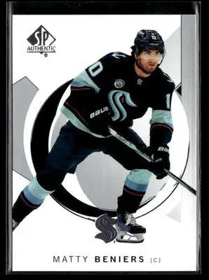 2024-25 SP Authentic Matty Beniers #80 Seattle Kraken - Hockey Card Single